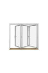 Outward opening folding doors