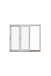 Outward opening folding doors