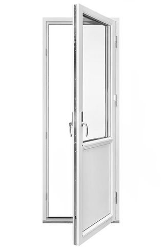 Outward opening balcony doors